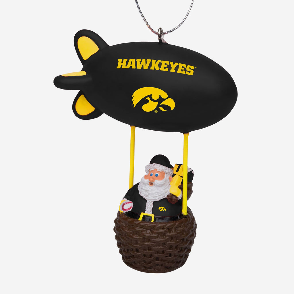 Iowa Hawkeyes Santa Blimp Ornament FOCO - FOCO.com