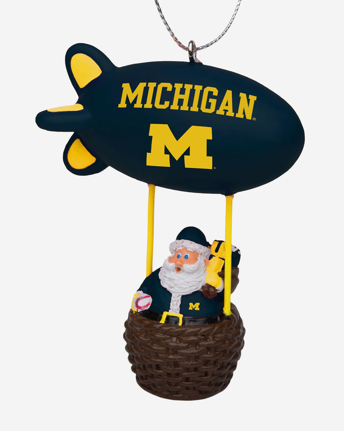 Michigan Wolverines Santa Blimp Ornament FOCO - FOCO.com