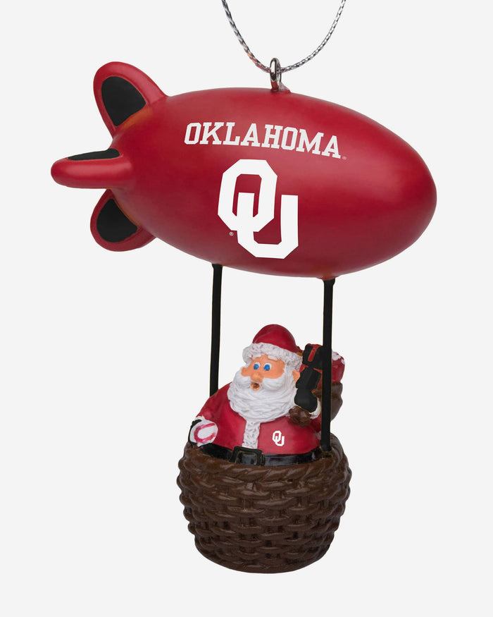 Oklahoma Sooners Santa Blimp Ornament FOCO - FOCO.com