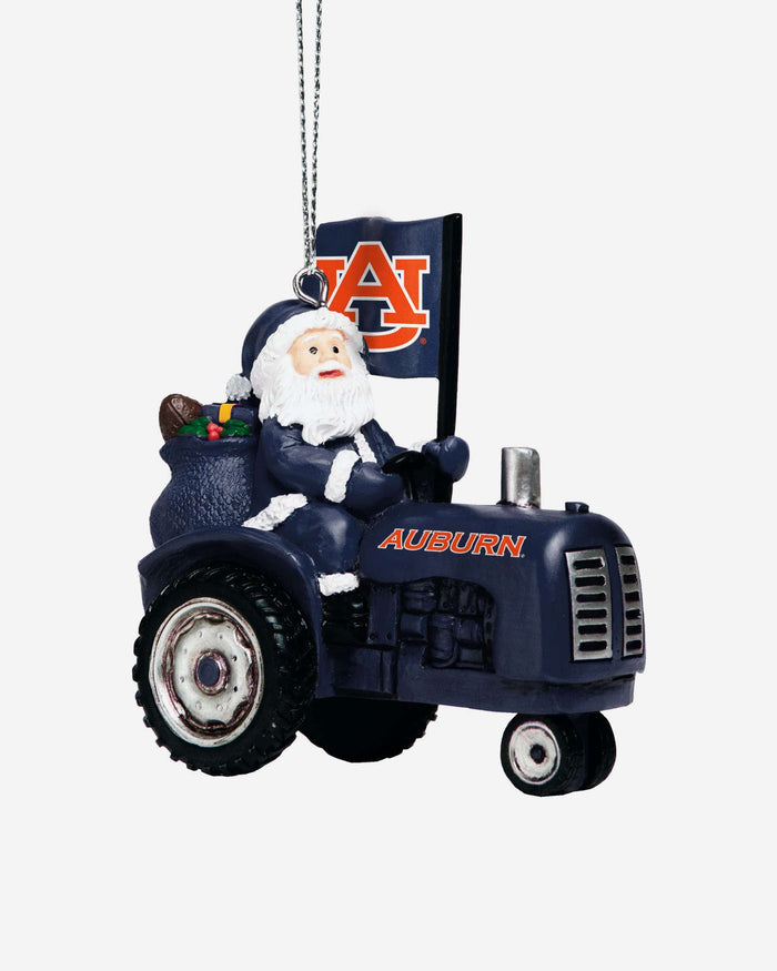 Auburn Tigers Santa Riding Tractor Ornament FOCO - FOCO.com