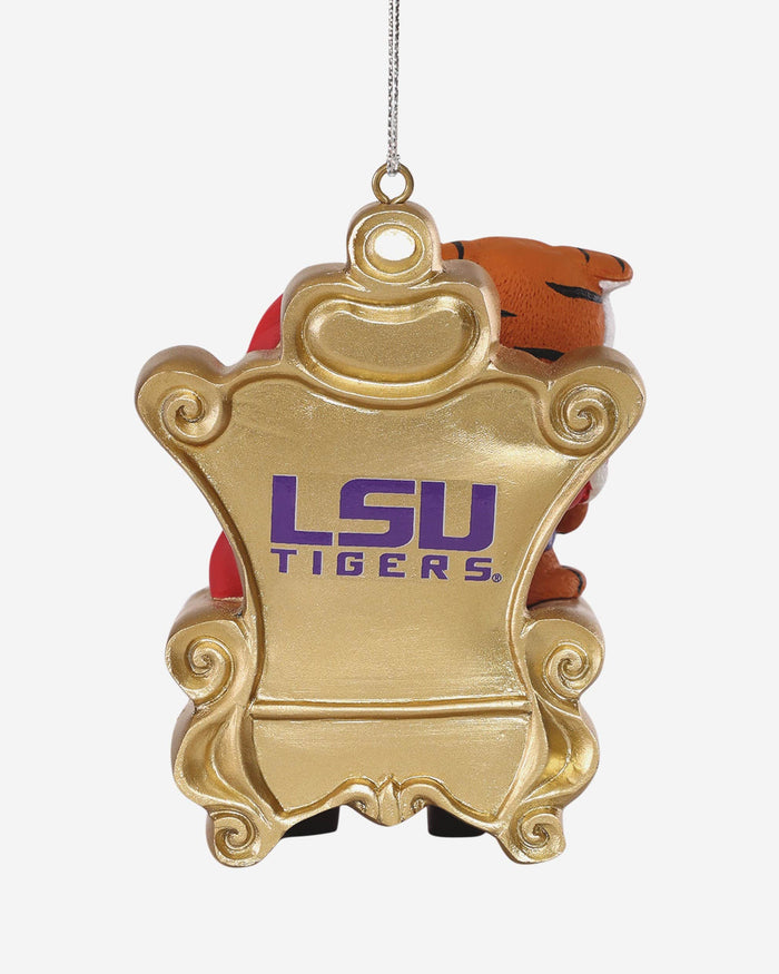 Mike the Tiger LSU Tigers Mascot On Santa's Lap Ornament Foco - FOCO.com