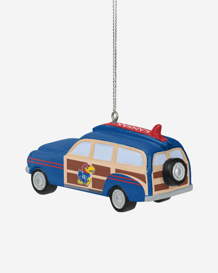 Kansas Jayhawks Station Wagon Ornament FOCO - FOCO.com