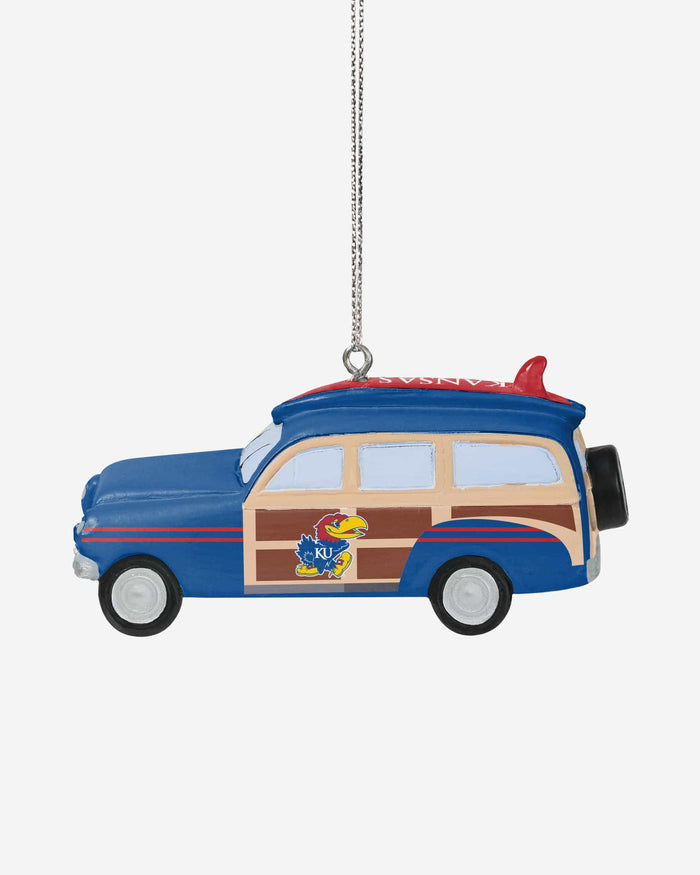 Kansas Jayhawks Station Wagon Ornament FOCO - FOCO.com