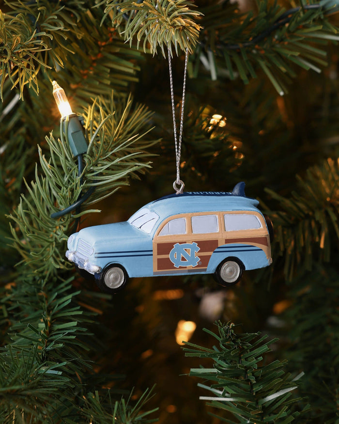 North Carolina Tar Heels Station Wagon Ornament FOCO - FOCO.com