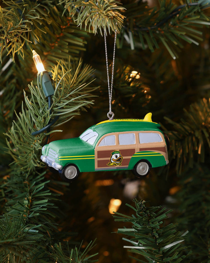 Oregon Ducks Station Wagon Ornament FOCO - FOCO.com