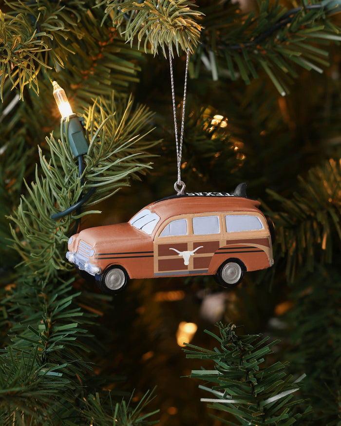 Texas Longhorns Station Wagon Ornament FOCO - FOCO.com