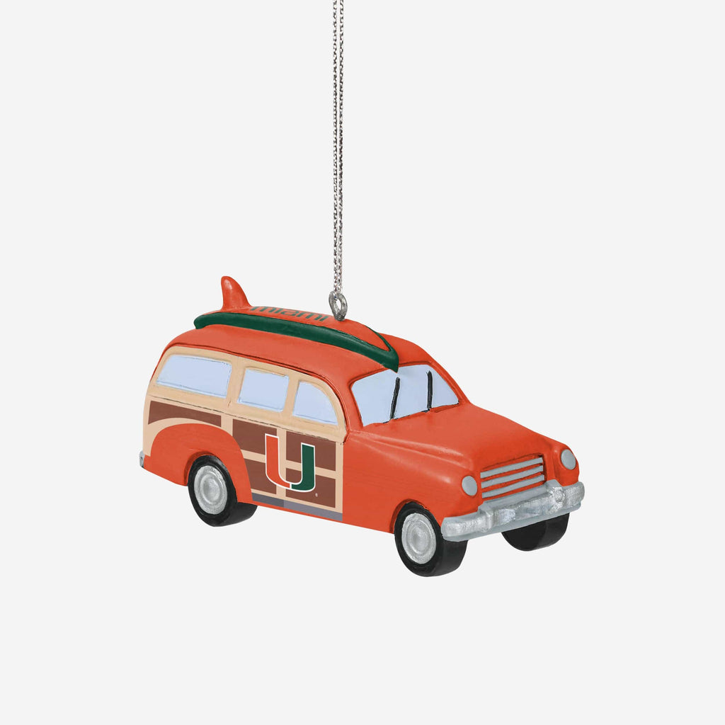 Miami Hurricanes Station Wagon Ornament FOCO - FOCO.com