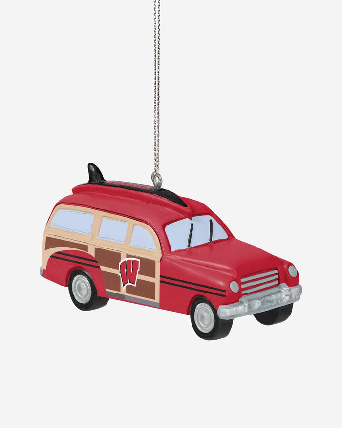 Wisconsin Badgers Station Wagon Ornament FOCO - FOCO.com