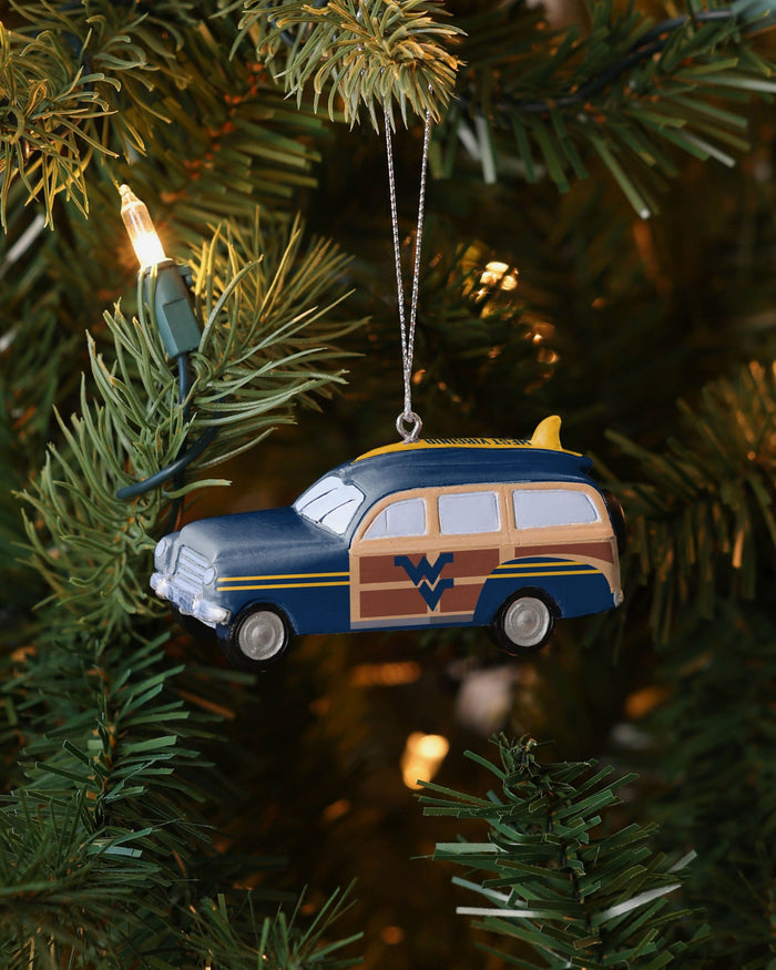 West Virginia Mountaineers Station Wagon Ornament FOCO - FOCO.com