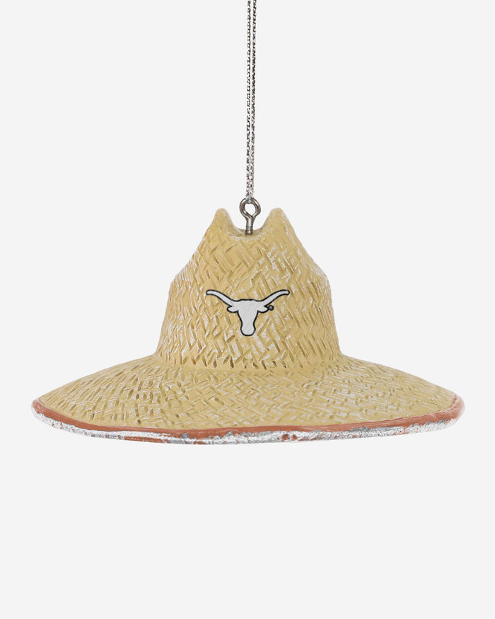 Texas Longhorns Straw Hat Ornament FOCO - FOCO.com