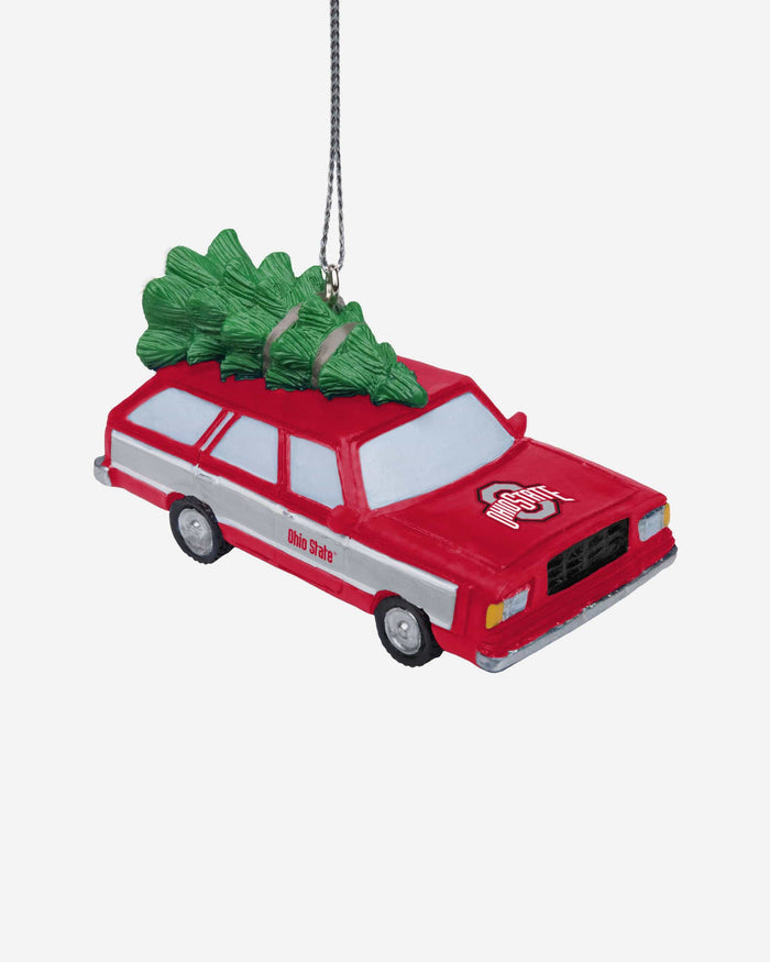 Ohio State Buckeyes Station Wagon With Tree Ornament FOCO - FOCO.com