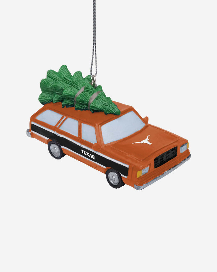 Texas Longhorns Station Wagon With Tree Ornament FOCO - FOCO.com