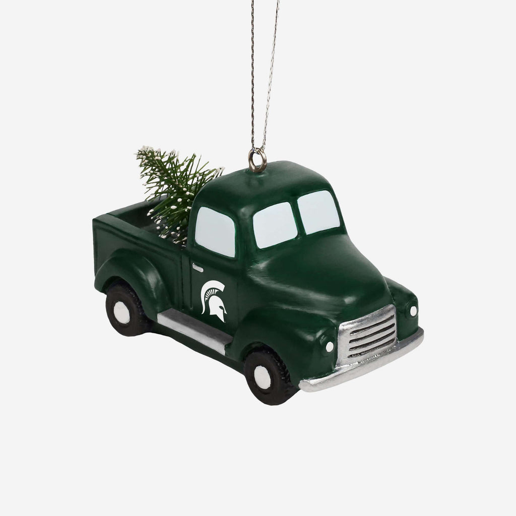 Michigan State Spartans Truck With Tree Ornament FOCO - FOCO.com