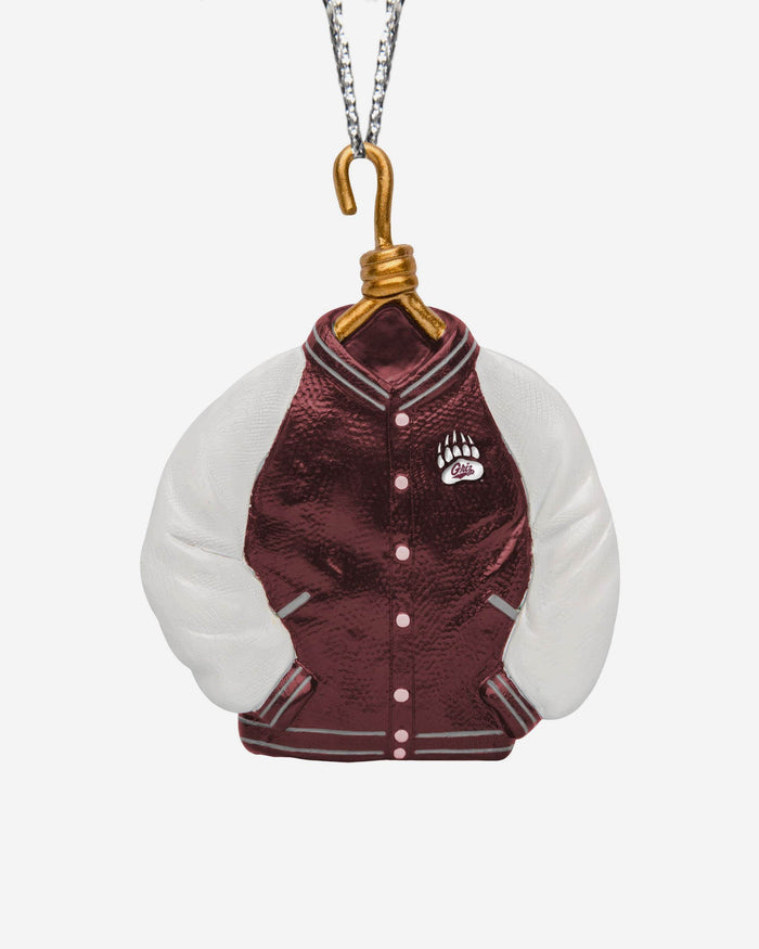 Montana Grizzlies Varsity Jacket Ornament FOCO - FOCO.com