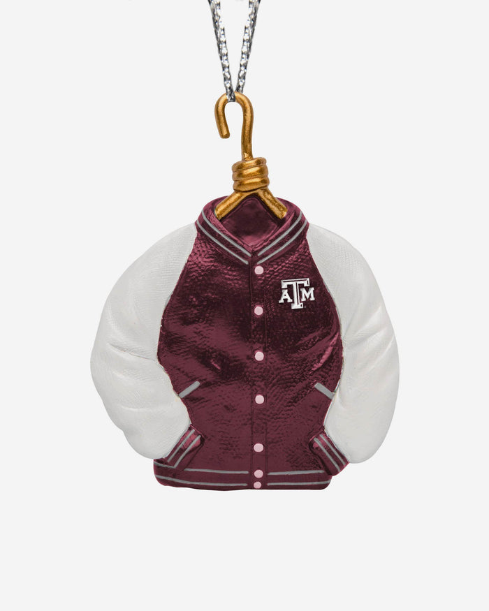 Texas A&M Aggies Varsity Jacket Ornament FOCO - FOCO.com