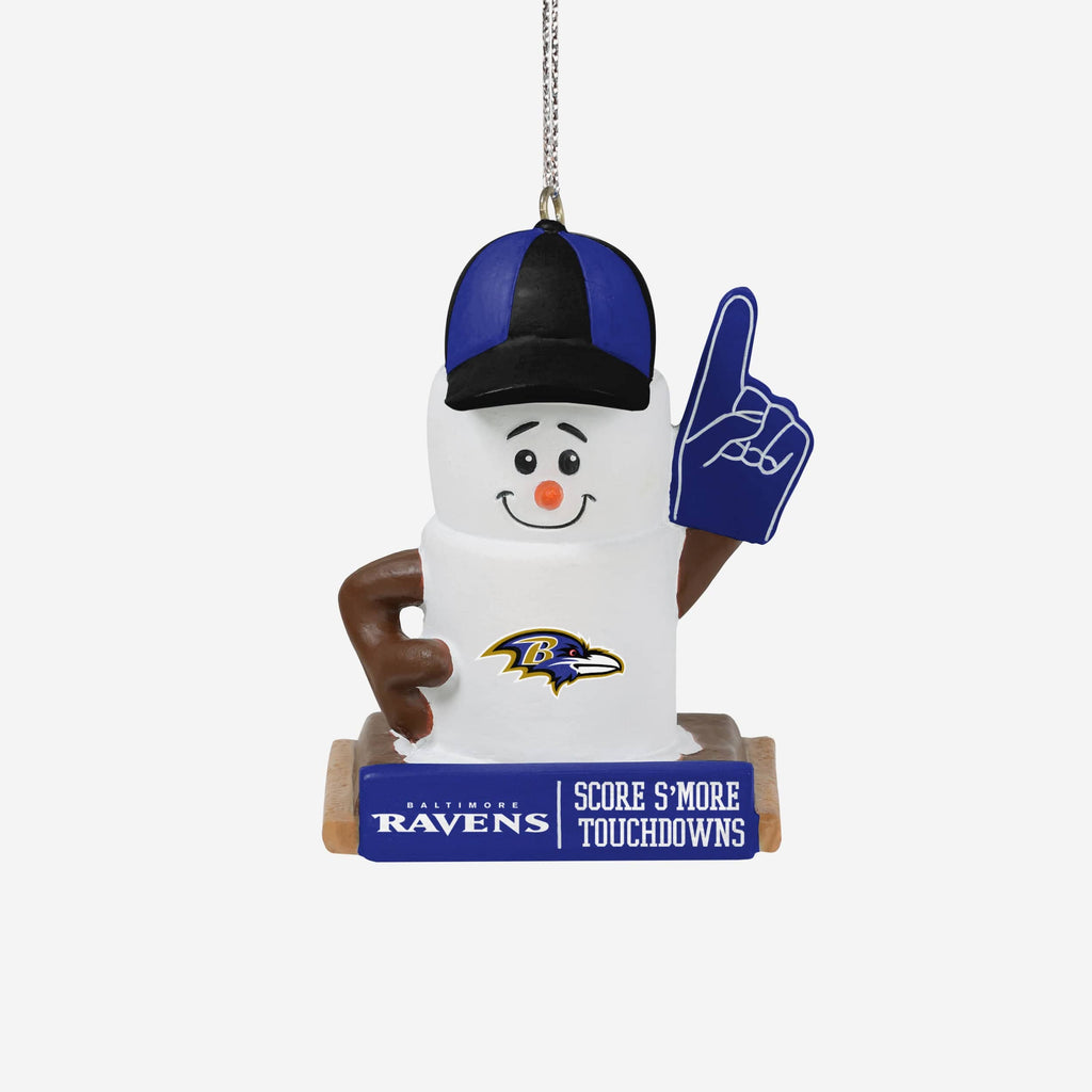 Baltimore Ravens Smores Ornament Foco - FOCO.com