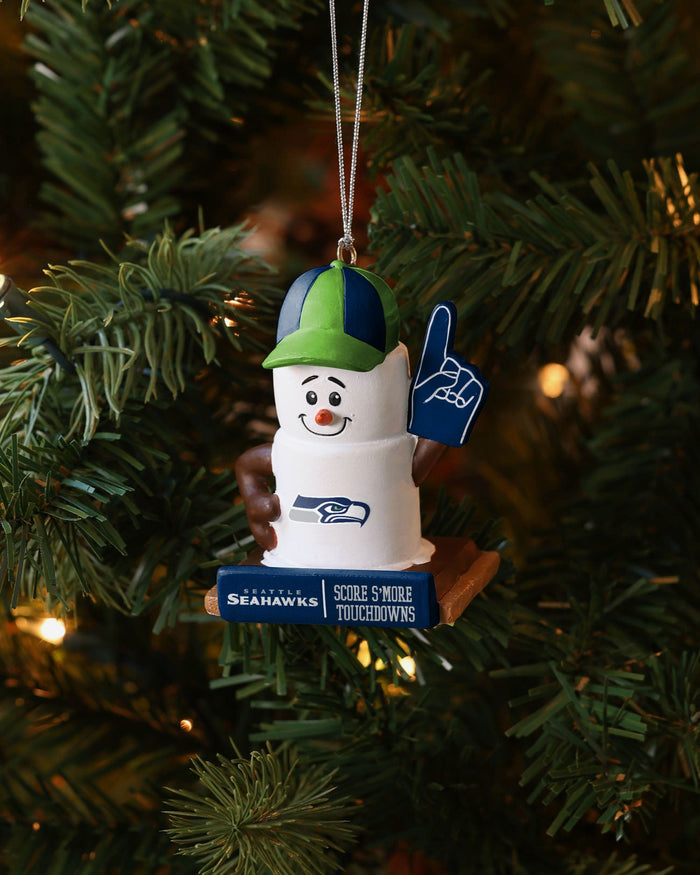 Seattle Seahawks Smores Ornament Foco - FOCO.com