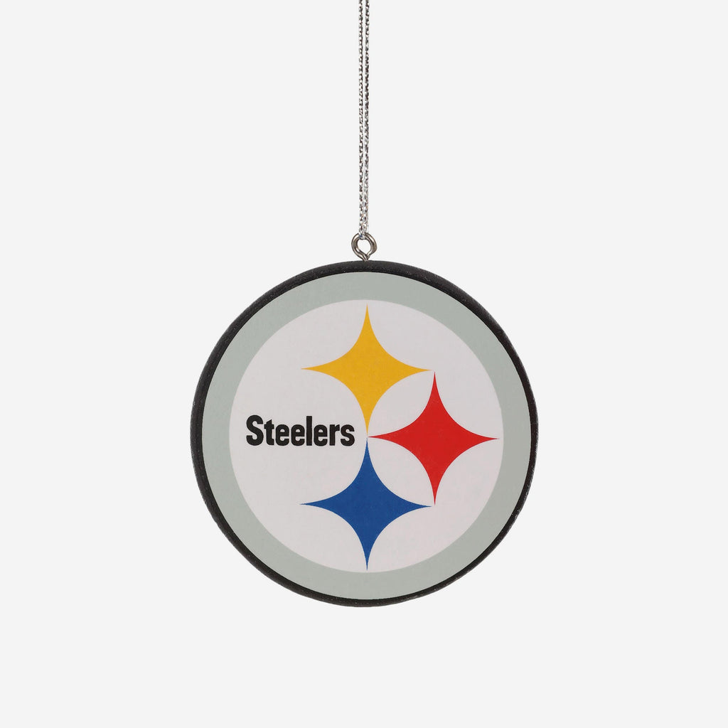 Pittsburgh Steelers Holiday Cheer Logo Ornament FOCO - FOCO.com