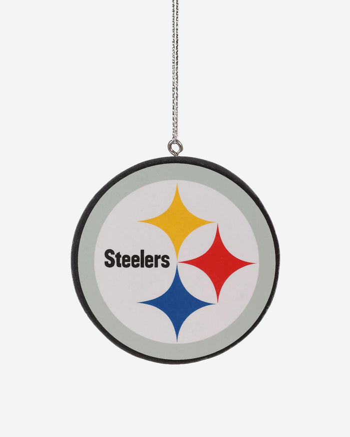 Pittsburgh Steelers Holiday Cheer Logo Ornament FOCO - FOCO.com