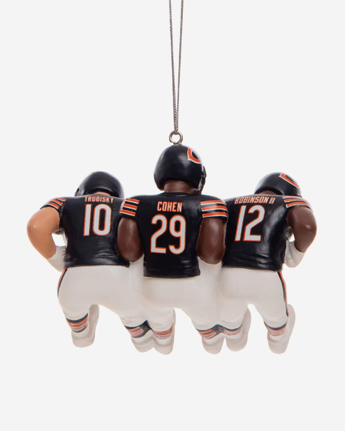 Chicago Bears 3 Player Team Celebration Ornament FOCO - FOCO.com