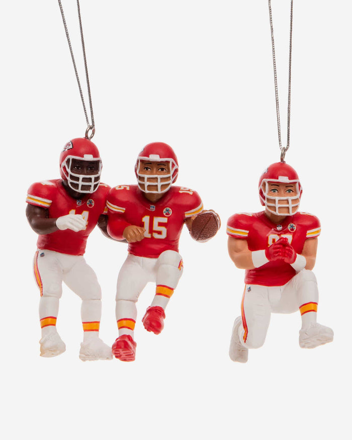 Kansas City Chiefs 3 Player Team Celebration Ornament FOCO - FOCO.com