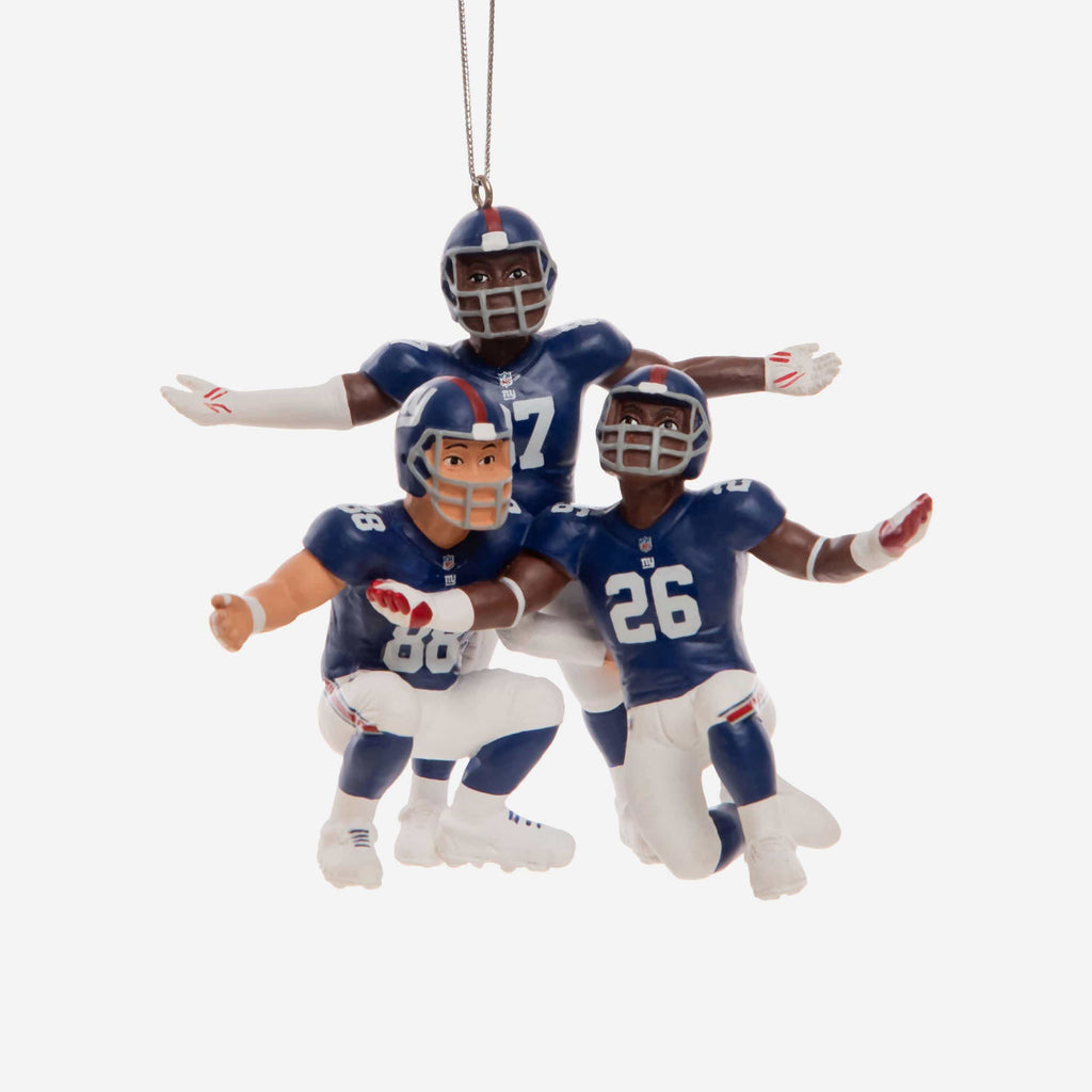 New York Giants 3 Player Team Celebration Ornament FOCO - FOCO.com