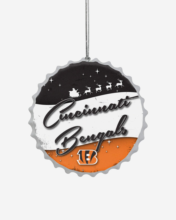 Cincinnati Bengals Bottlecap Sign Ornament FOCO - FOCO.com