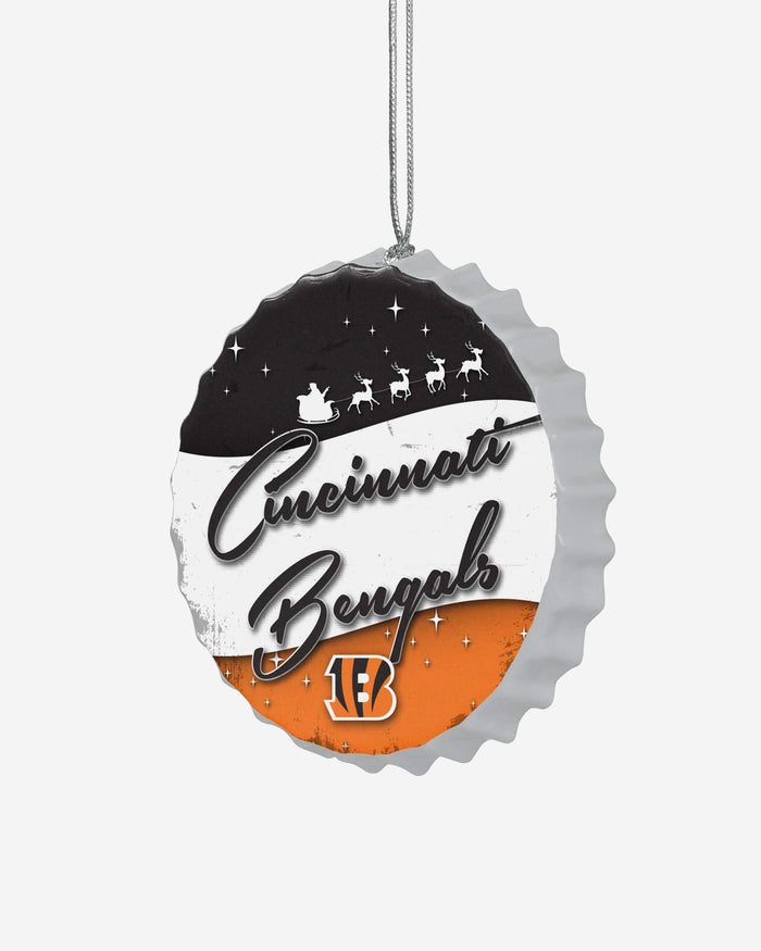 Cincinnati Bengals Bottlecap Sign Ornament FOCO - FOCO.com