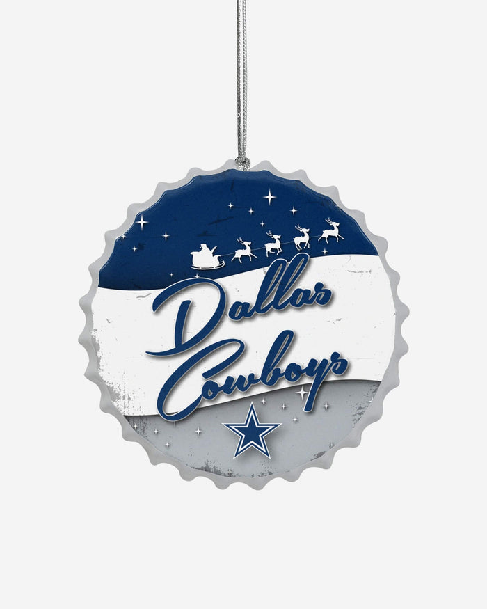 Dallas Cowboys Bottlecap Sign Ornament FOCO - FOCO.com