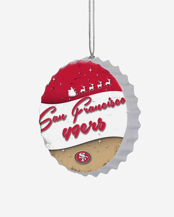 San Francisco 49ers Bottlecap Sign Ornament FOCO - FOCO.com