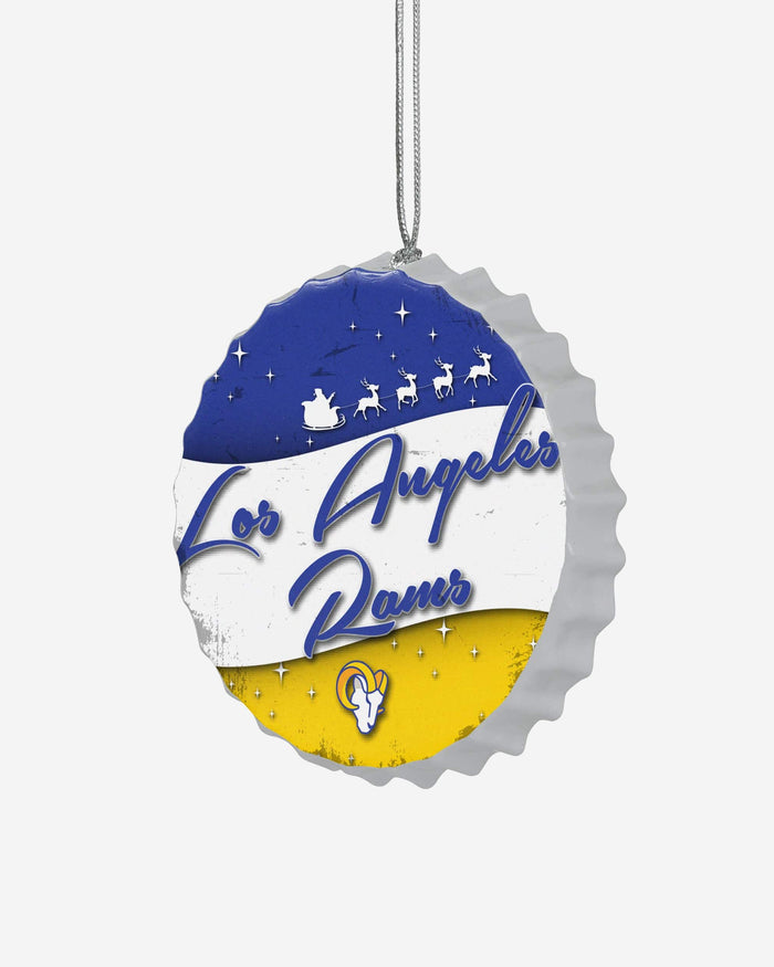 Los Angeles Rams Bottlecap Sign Ornament FOCO - FOCO.com