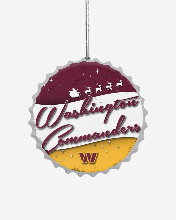 Washington Commanders Bottlecap Sign Ornament FOCO - FOCO.com