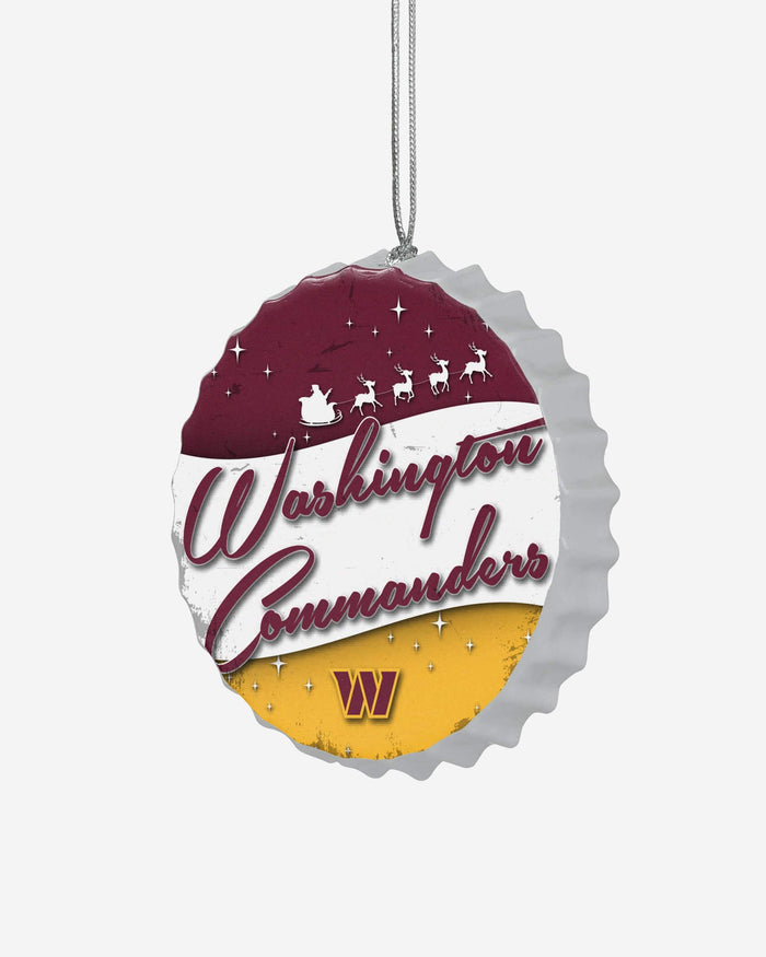 Washington Commanders Bottlecap Sign Ornament FOCO - FOCO.com