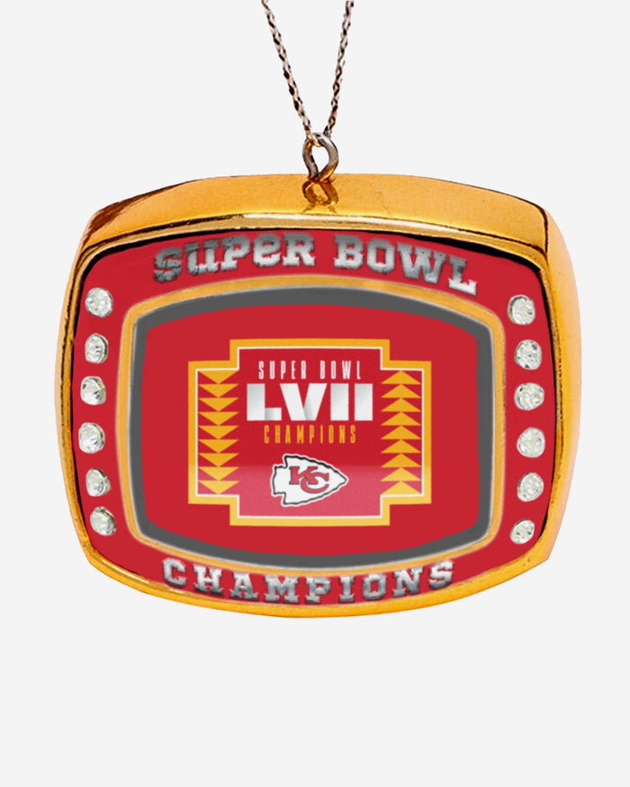 Kansas City Chiefs Super Bowl LVII Champions Ring Ornament FOCO - FOCO.com