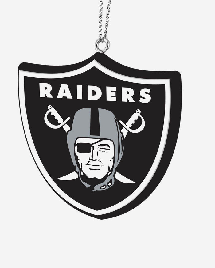 Las Vegas Raiders Resin Logo Ornament FOCO - FOCO.com