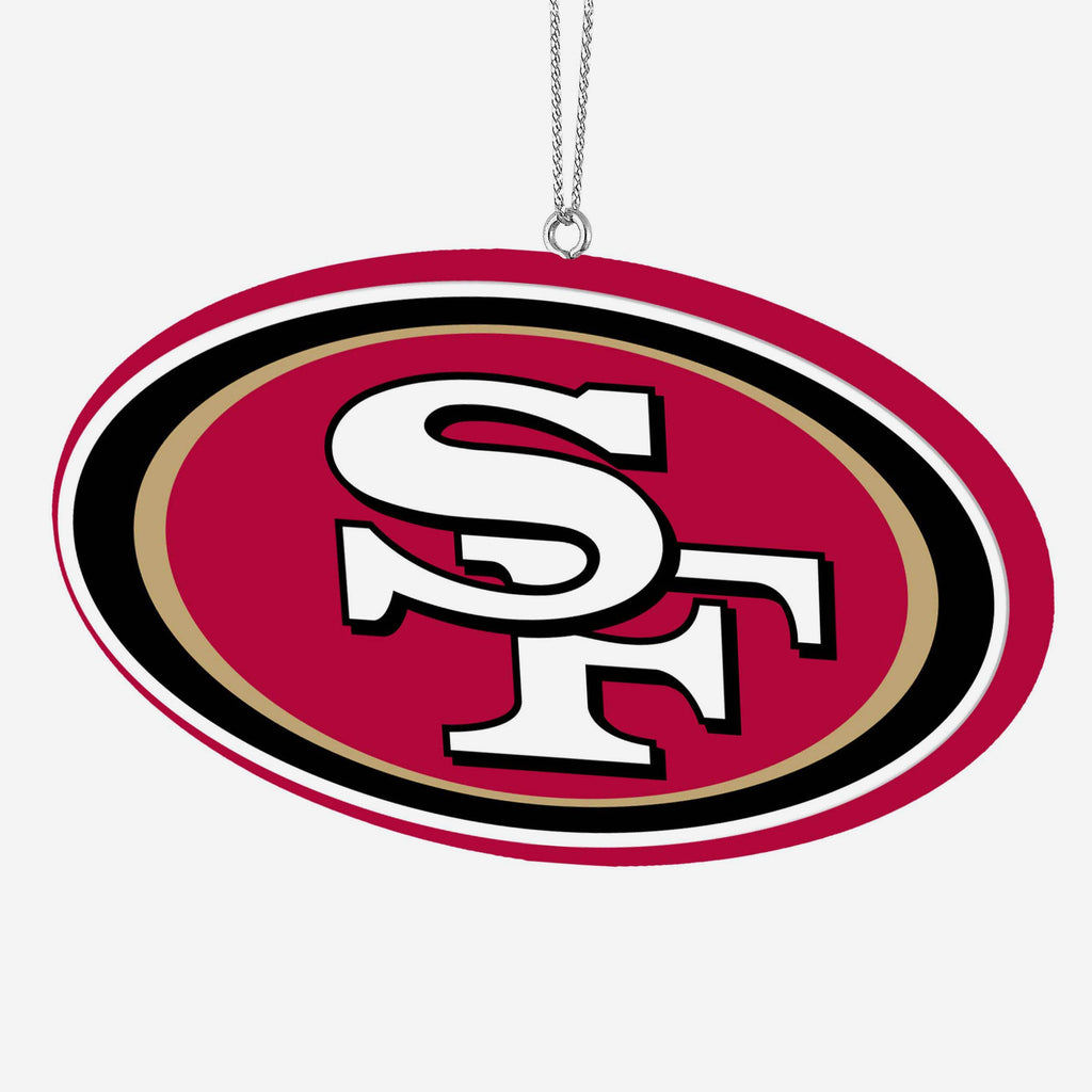 San Francisco 49ers Resin Logo Ornament FOCO - FOCO.com