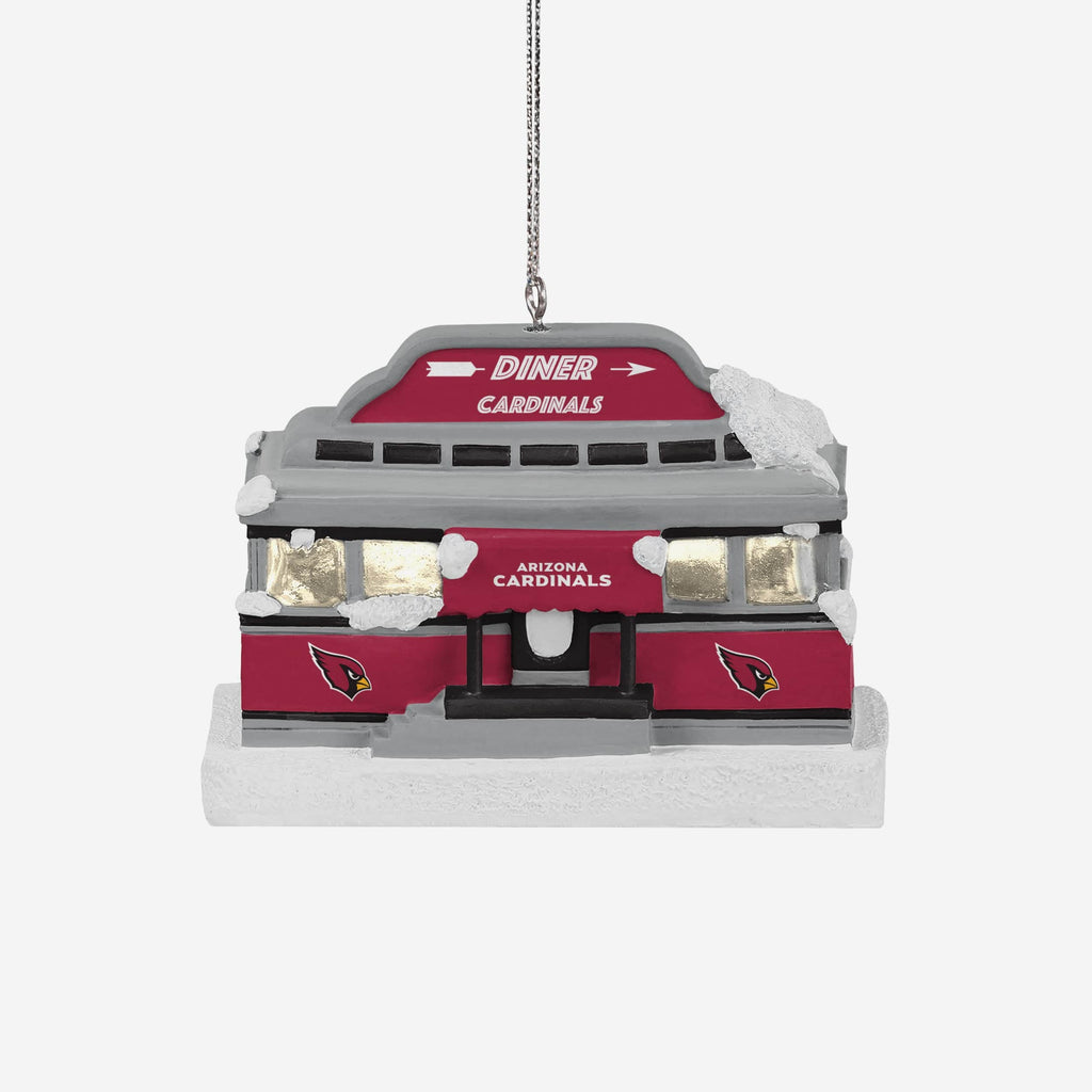 Arizona Cardinals Light Up Diner Ornament FOCO - FOCO.com