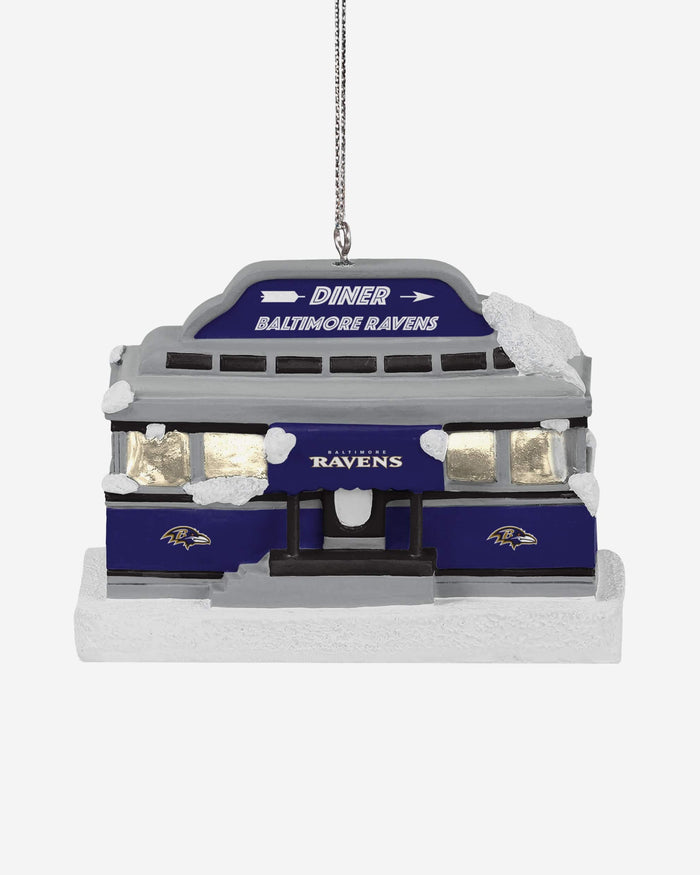 Baltimore Ravens Light Up Diner Ornament FOCO - FOCO.com