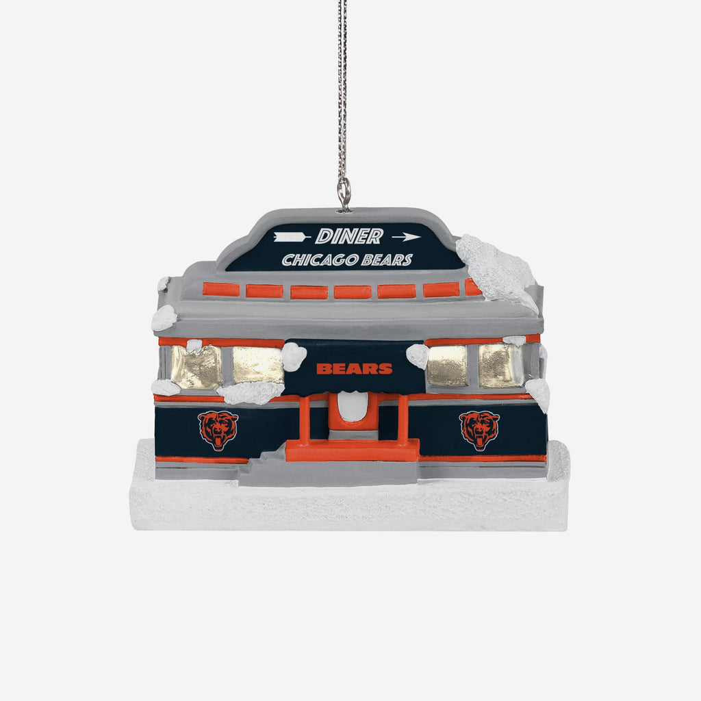 Chicago Bears Light Up Diner Ornament FOCO - FOCO.com