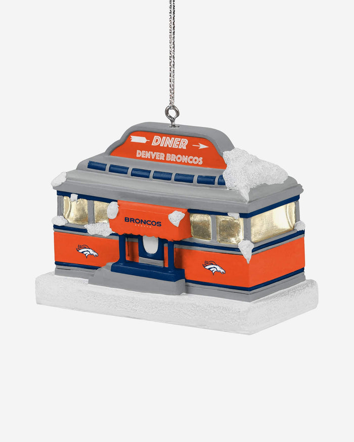 Denver Broncos Light Up Diner Ornament FOCO - FOCO.com