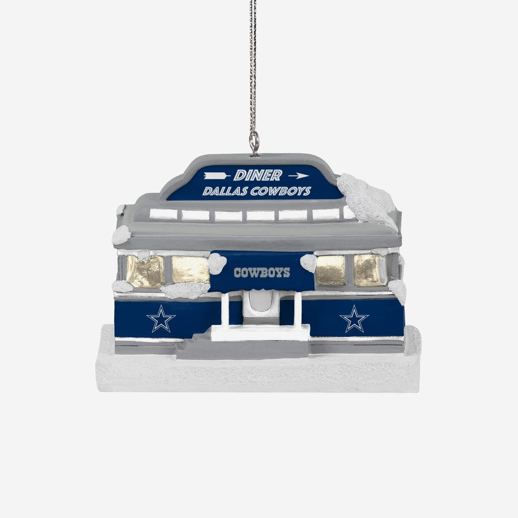 Dallas Cowboys Light Up Diner Ornament FOCO - FOCO.com