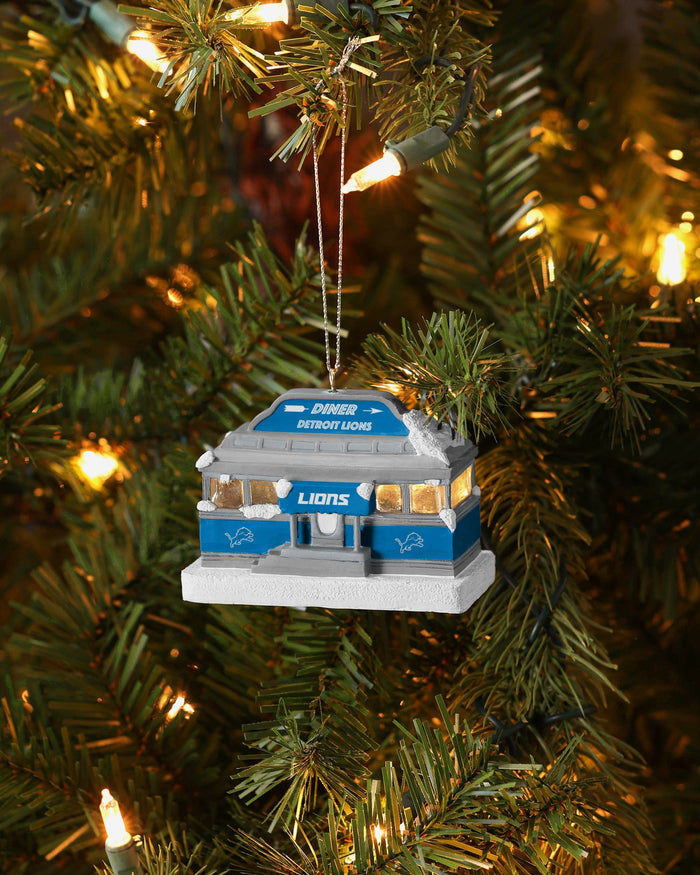 Detroit Lions Light Up Diner Ornament FOCO - FOCO.com