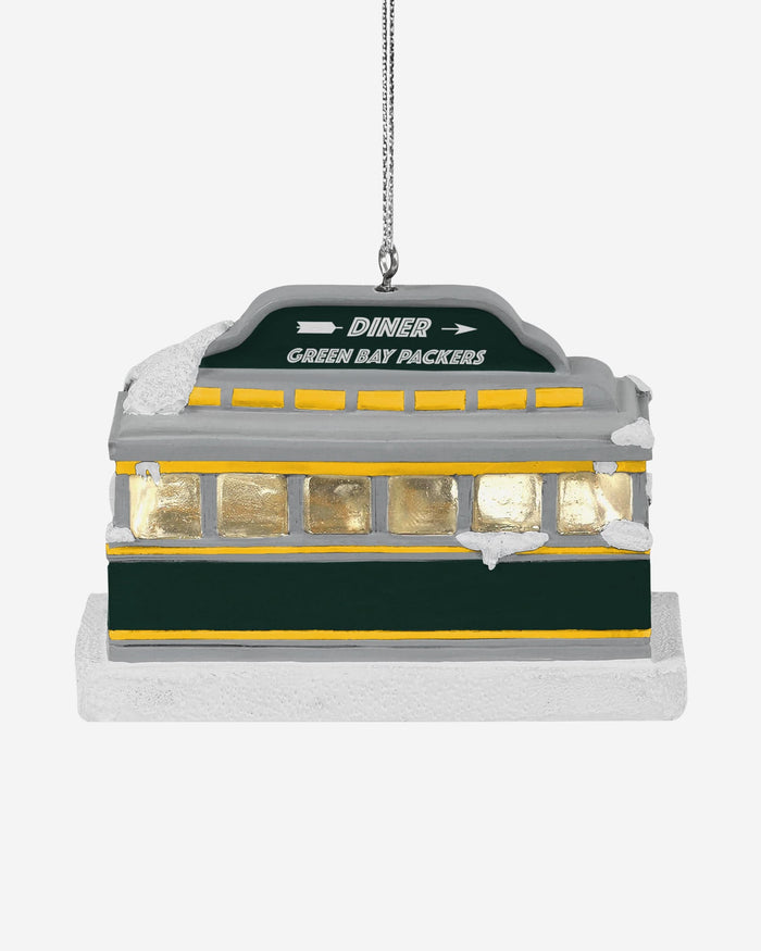 Green Bay Packers Light Up Diner Ornament FOCO - FOCO.com