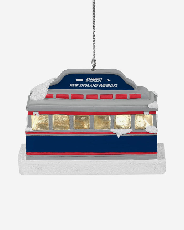 New England Patriots Light Up Diner Ornament FOCO - FOCO.com