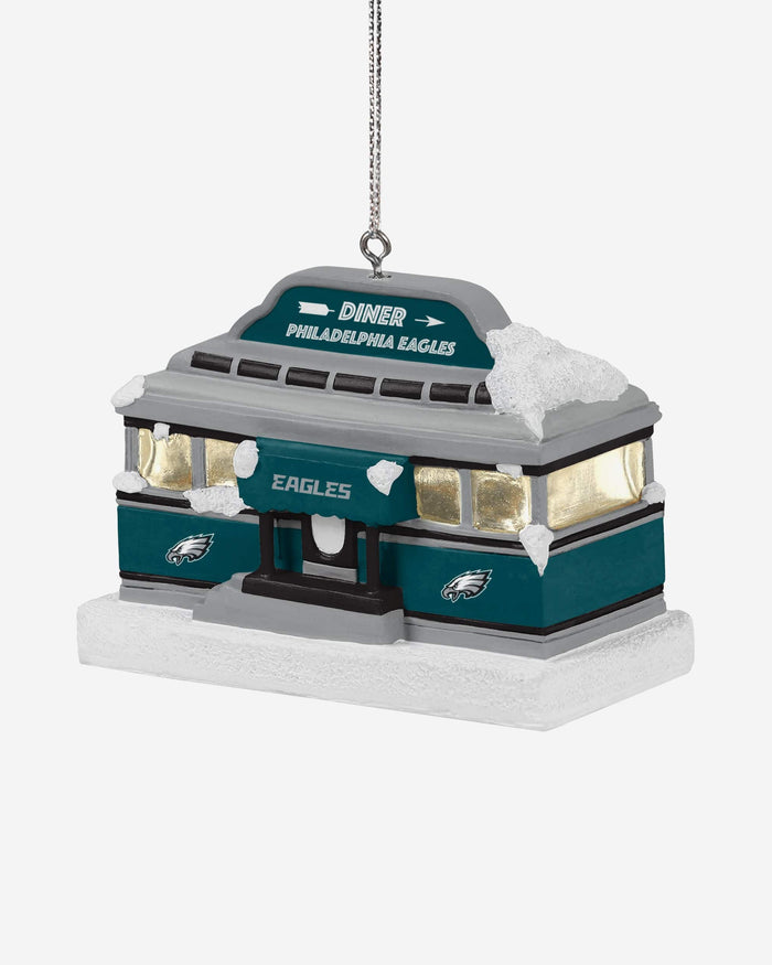 Philadelphia Eagles Light Up Diner Ornament FOCO - FOCO.com