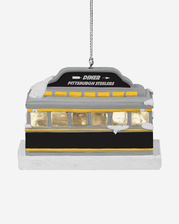 Pittsburgh Steelers Light Up Diner Ornament FOCO - FOCO.com