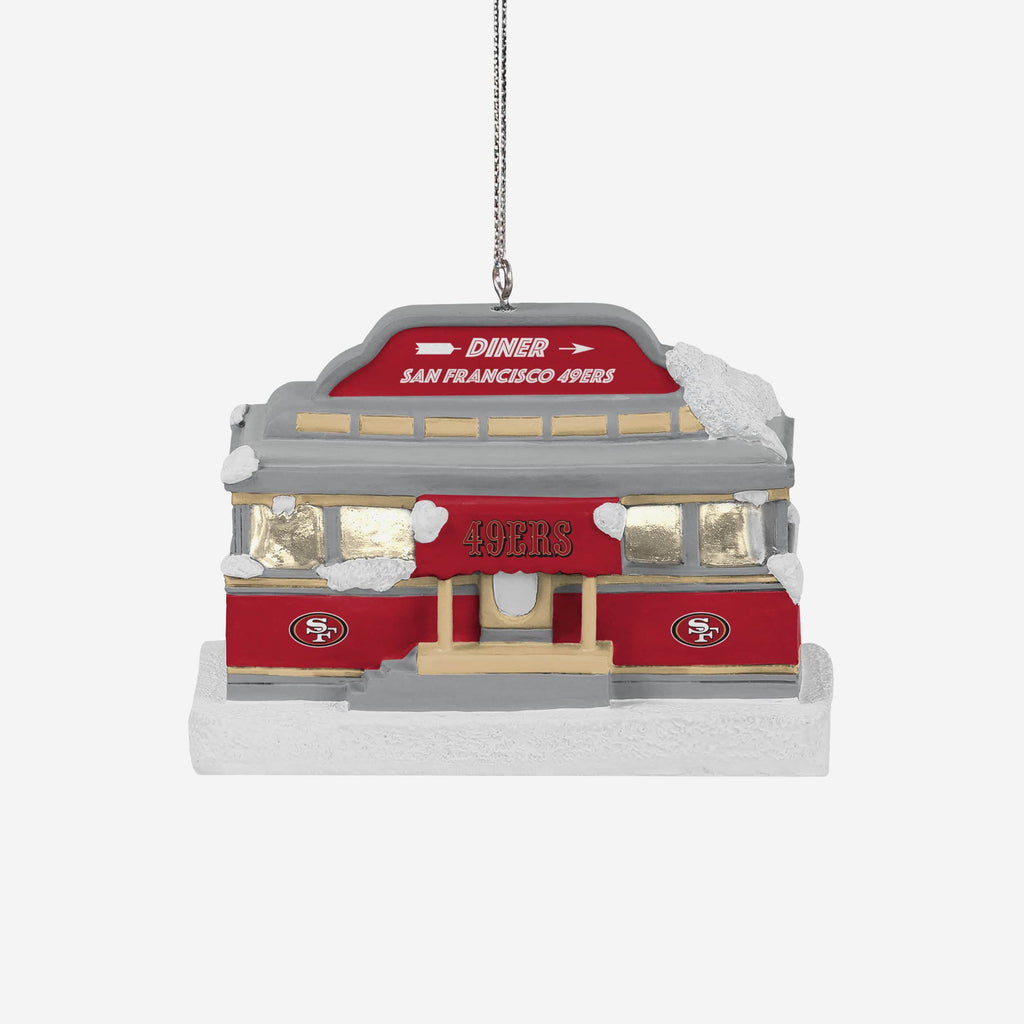 San Francisco 49ers Light Up Diner Ornament FOCO - FOCO.com