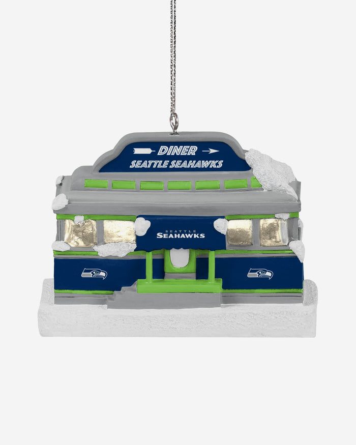 Seattle Seahawks Light Up Diner Ornament FOCO - FOCO.com