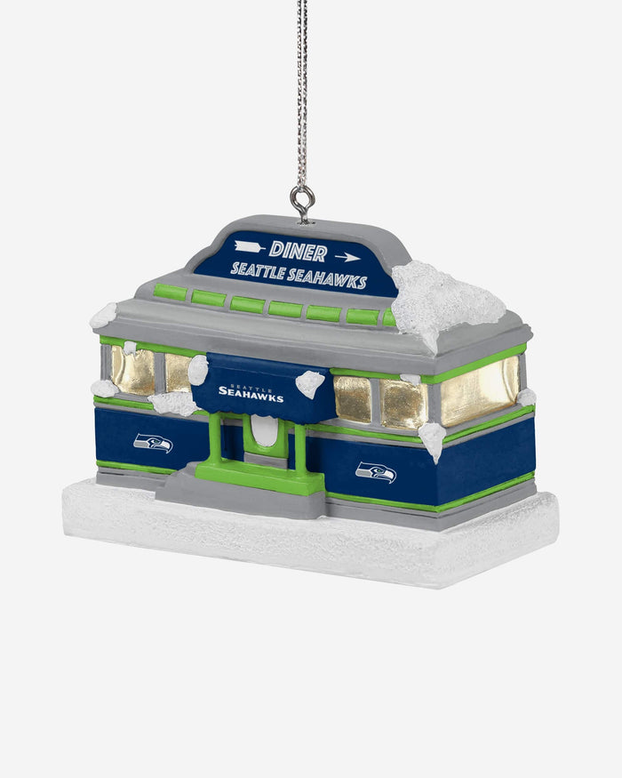 Seattle Seahawks Light Up Diner Ornament FOCO - FOCO.com