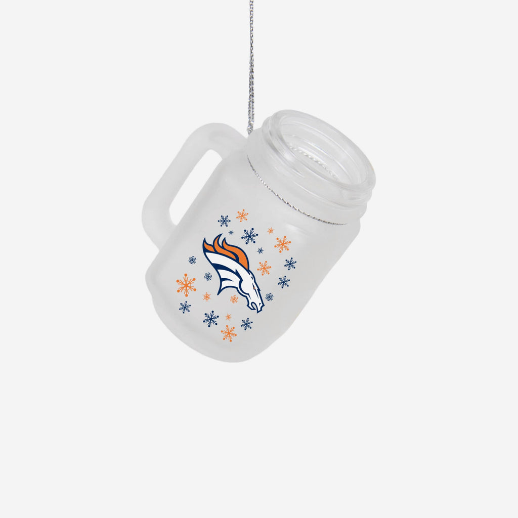 Denver Broncos Mason Jar Ornament FOCO - FOCO.com